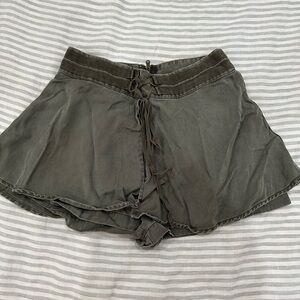 Free People green/Gray Skorts with Flowy Design